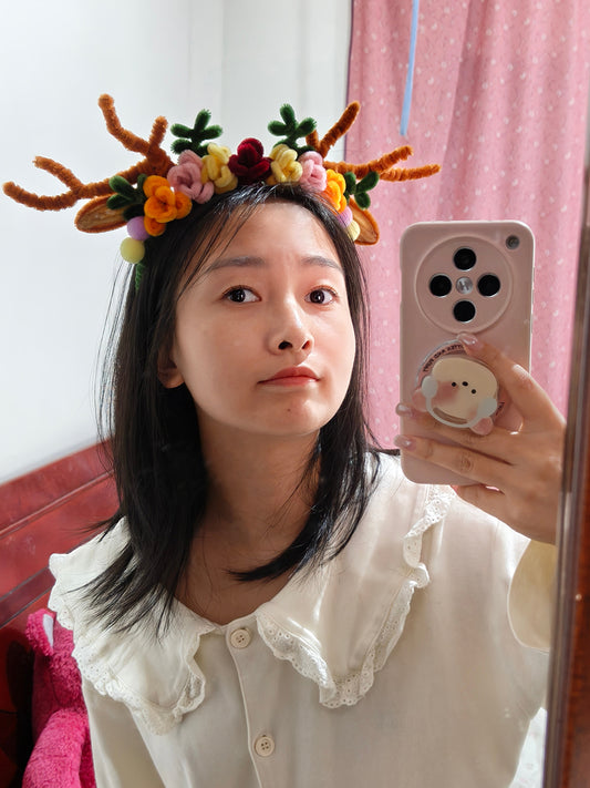 Antler Wreath Headband