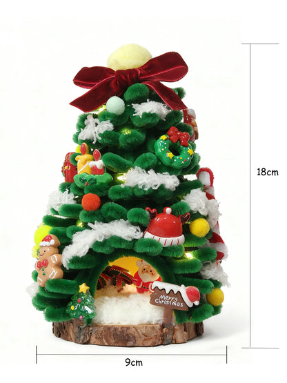 Pipe Cleaner Christmas Snow House