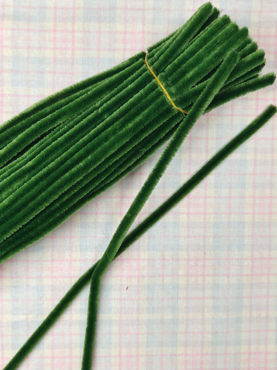Green-tone Pipe Cleaners 100 Pieces 12 inch