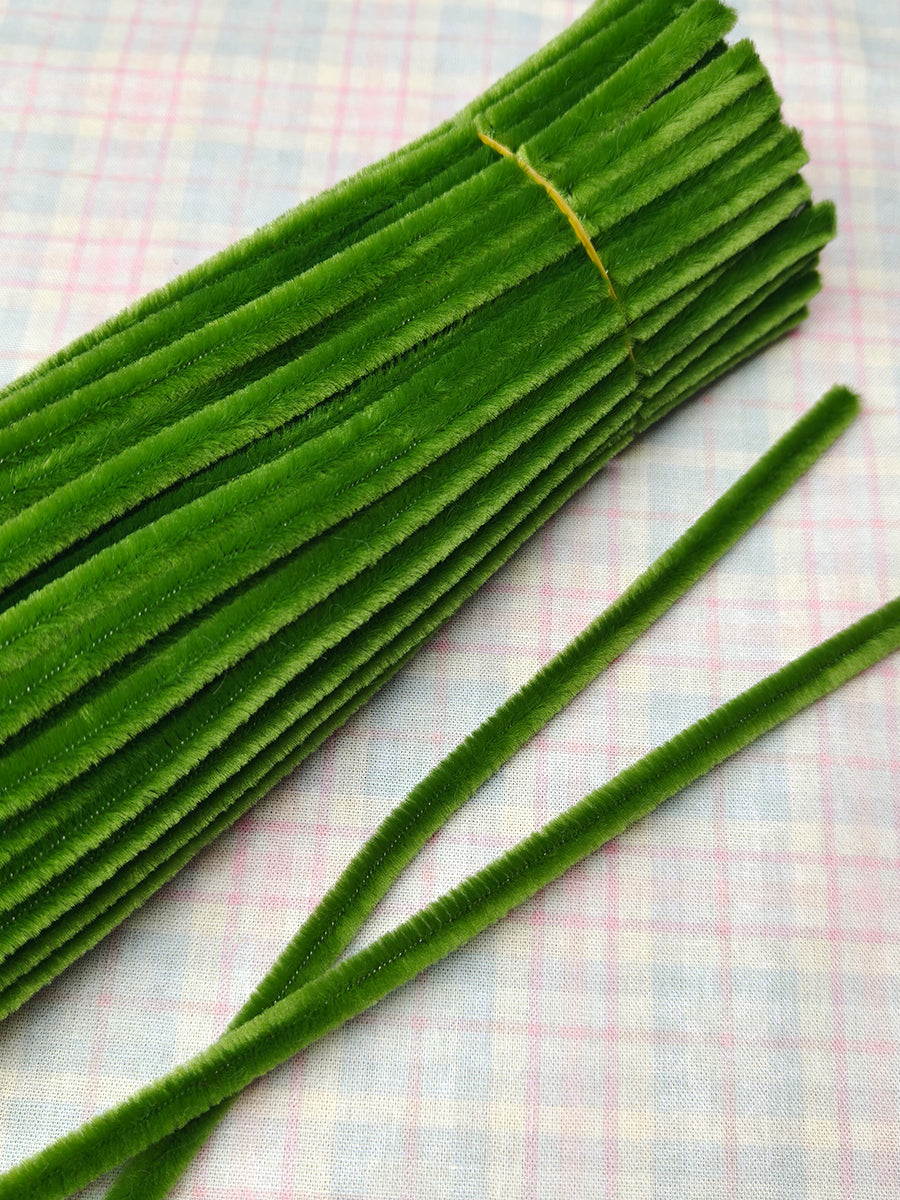 Green-tone Pipe Cleaners 100 Pieces 12 inch