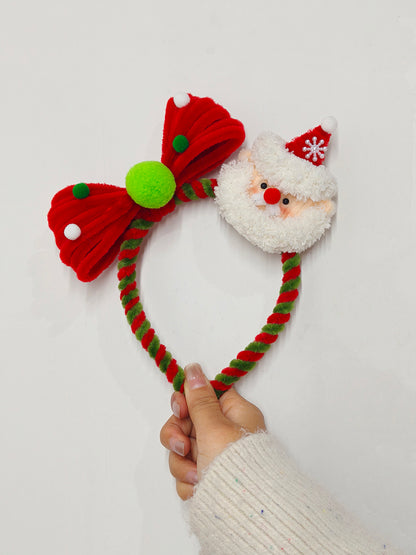 Santa Claus Bow Headband DIY Kit